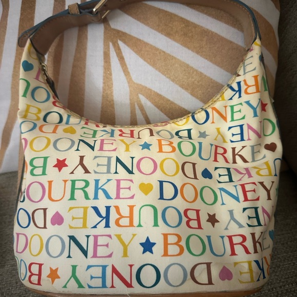 Dooney & Bourke RAINBOW Y2K Bag With Pink Heart Charm - Picture 16 of 16